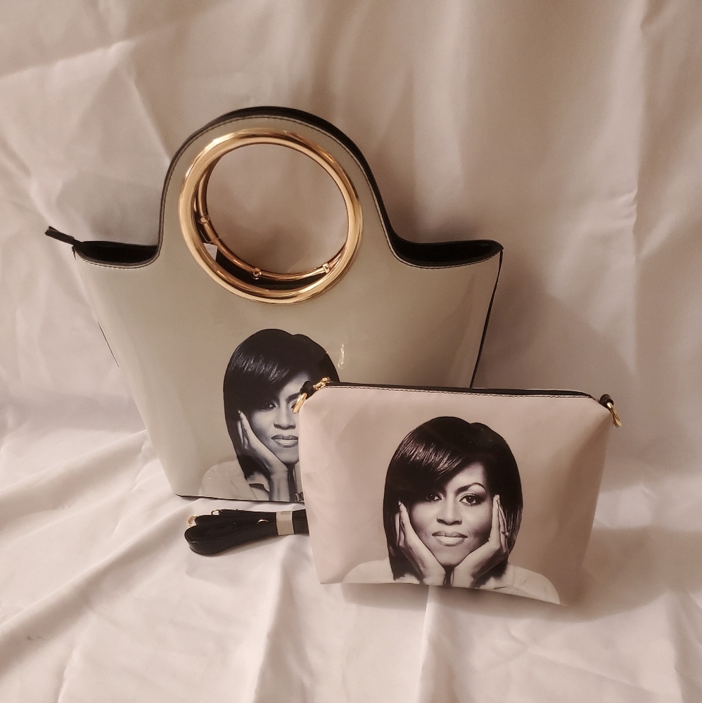 GORGEOUS MICHELLE OBAMA HANDBAG